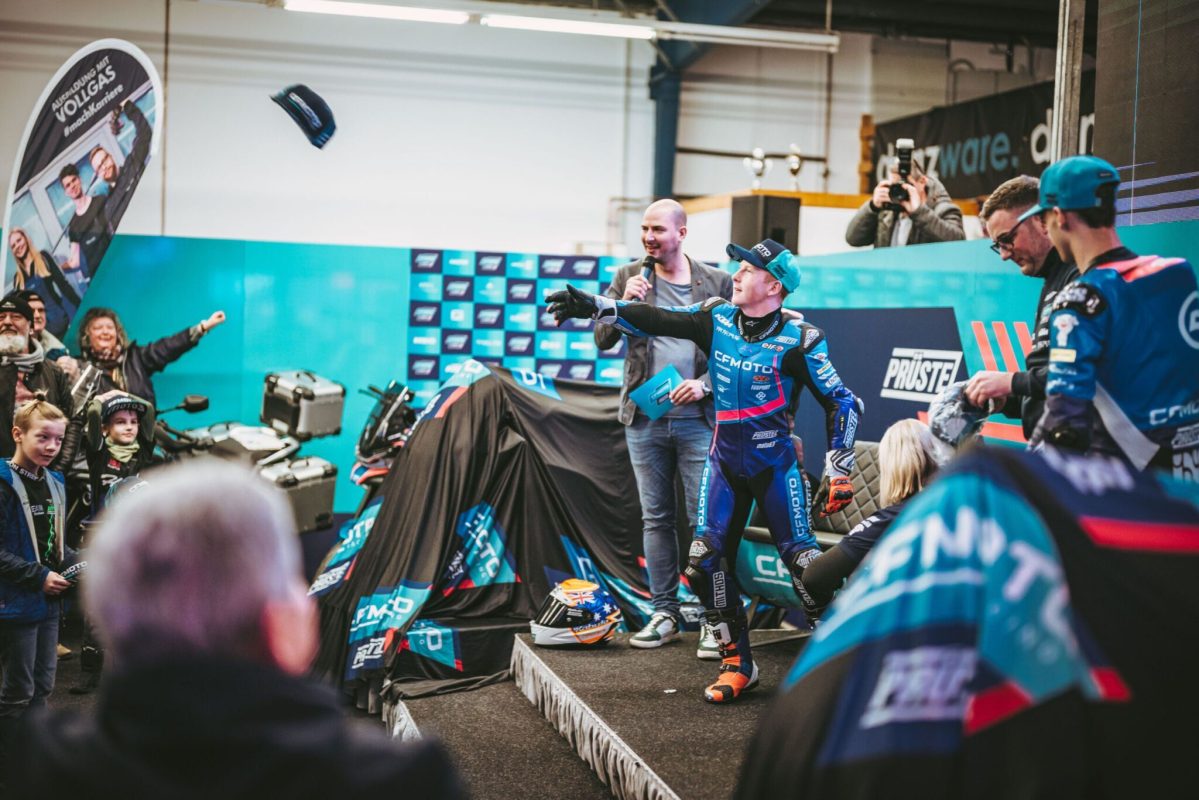 predstavljanje cfmoto pruestel gp tim 2023