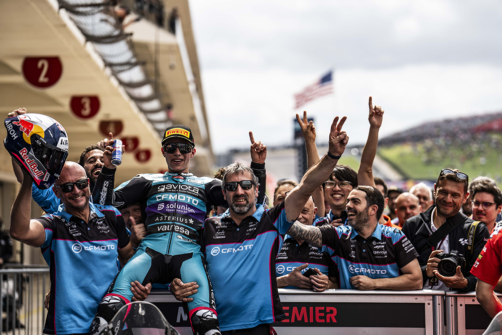 cfmoto prvo mesto moto3gp amerika