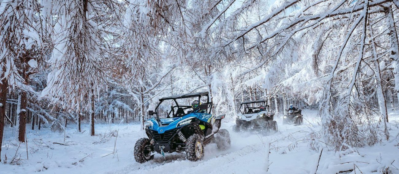 Cfmoto Sneg Voznja Kvadova